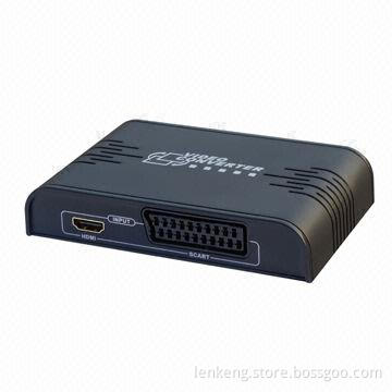 SCART to HDMI® Converter, Scales SCART Signal (RGB or Composite Video) to HDMI 720 or 1,080P